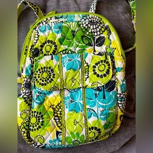 Vera Bradley small backpack Limes Up retired pattern